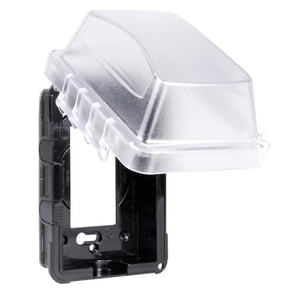 TAYMAC 1-Gang Gray Weatherproof In-Use Cover