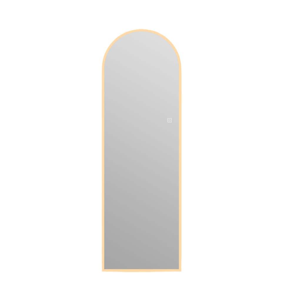 Miscool Avex 21 in. W x 65 in. H Arch Frameless LED Full Length