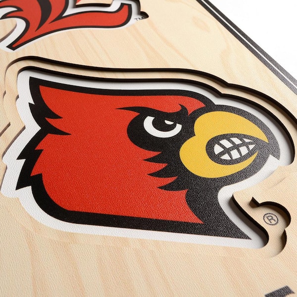 Lids Louisville Cardinals 20'' x 20'' Retro Logo Circle Sign