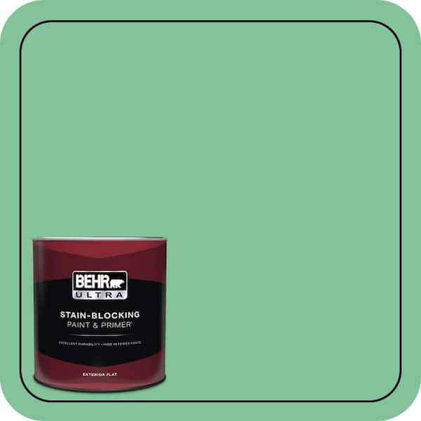 BEHR ULTRA 1 qt. #P410-4 Willow Hedge Flat Exterior Paint & Primer