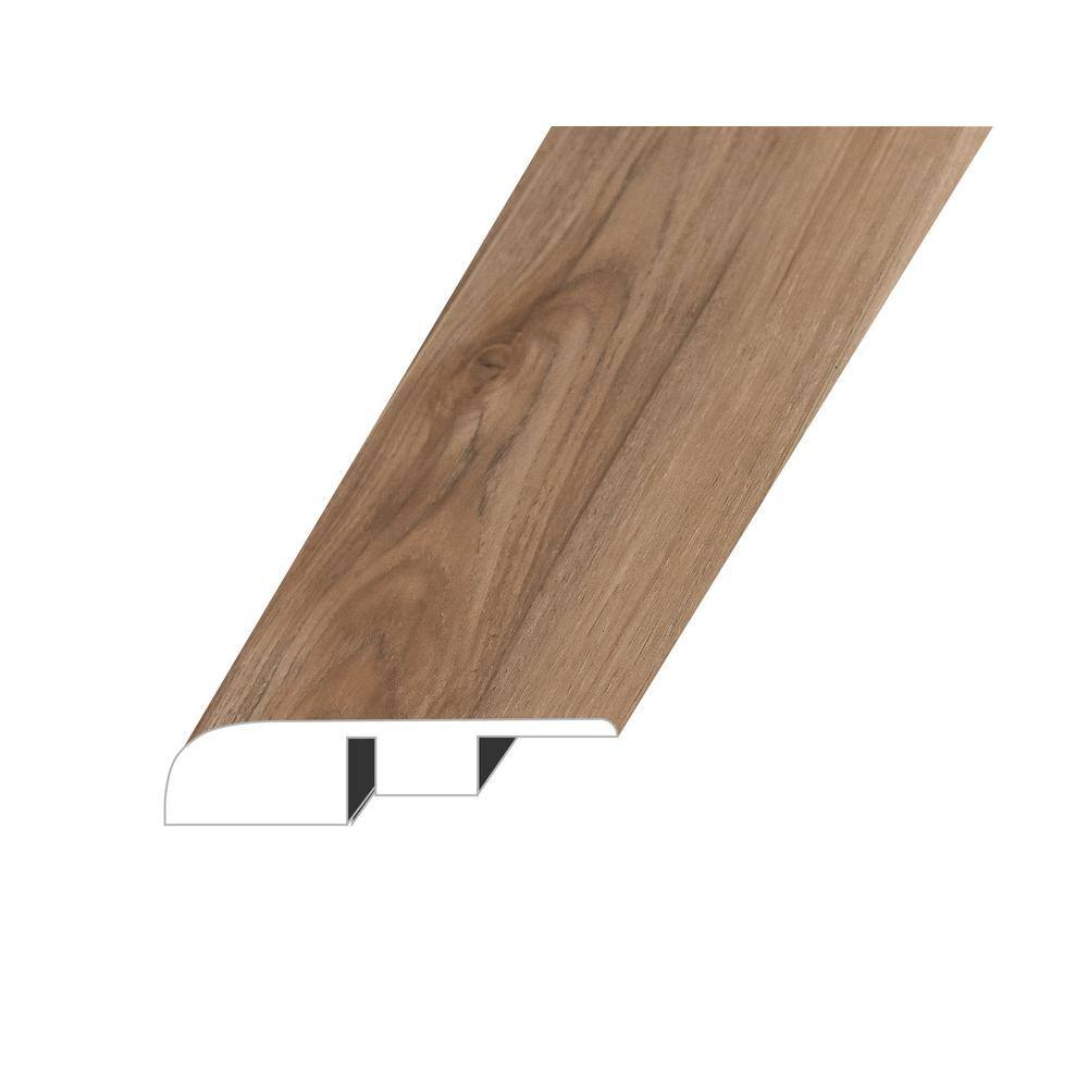 VICTORUM Lithe Sequoia 0.6 in. Thick x 1.4 in. W x 94.5 in. L SPC Vinyl End