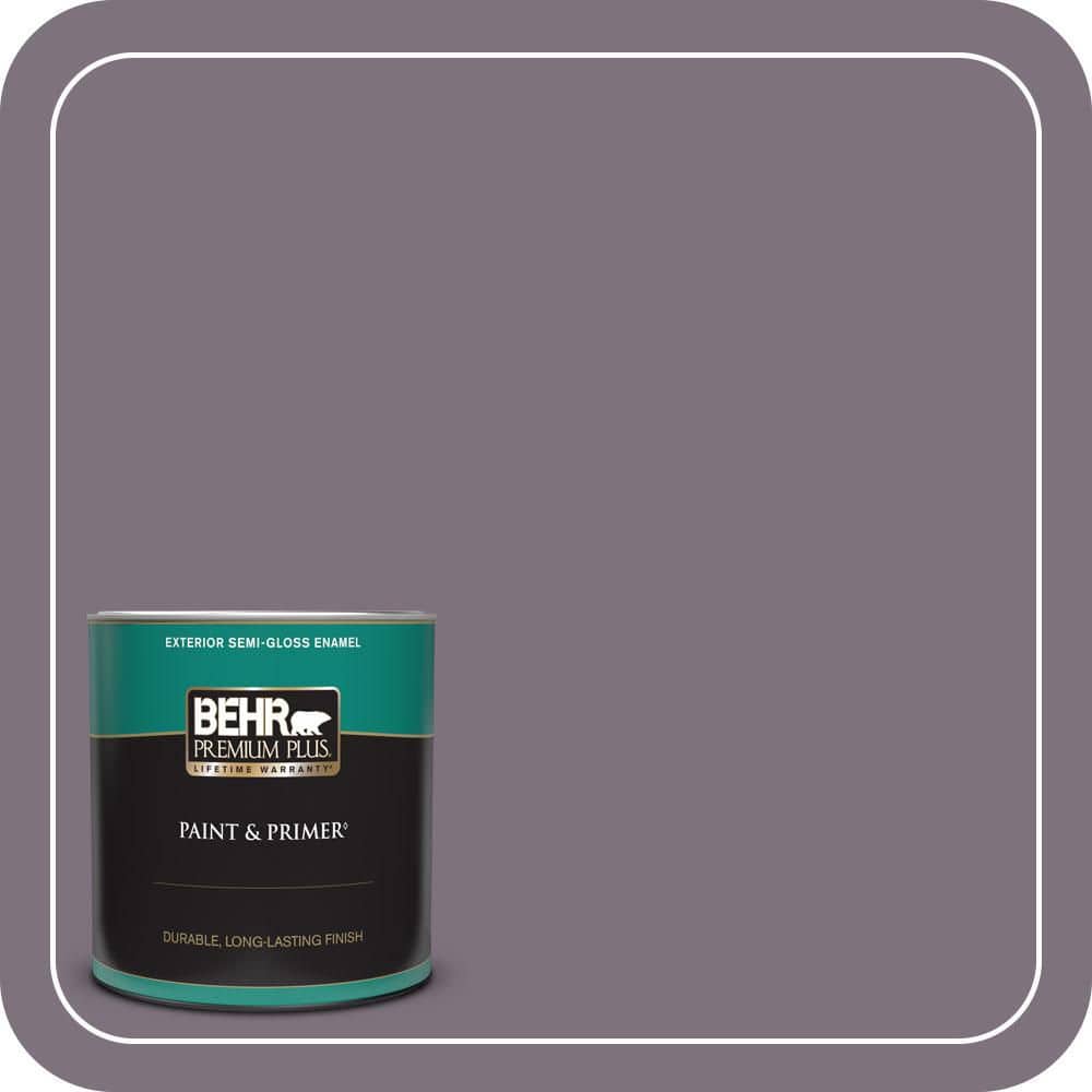 1 qt. #N100-5 Plush Velvet Semi-Gloss Enamel Exterior Paint & Primer price history on PriceWatchPro