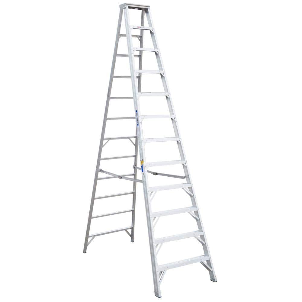12 ft. Aluminum Step Ladder with 375 lb. Load Capacity Type IAA Duty Rating price history on PriceWatchPro