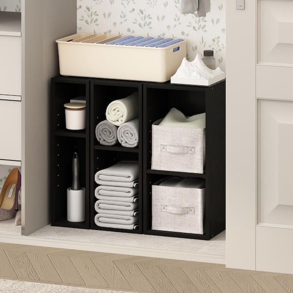 Furinno Reed 21.18 in. Tall Blackwood Wood 2-shelf Bookcase