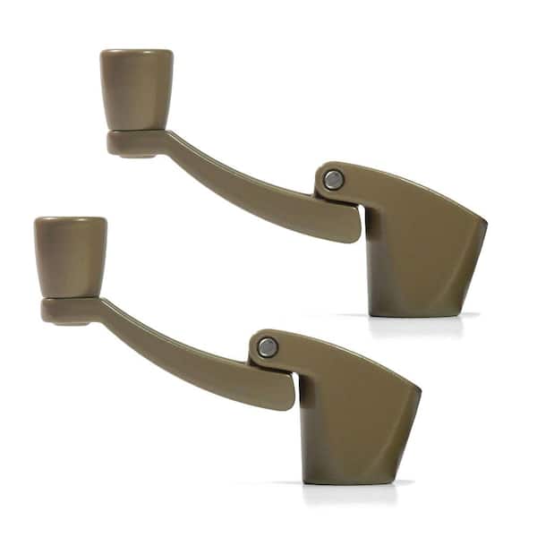 IDEAL SECURITY Fold-Away-Handle Window Cranks (Bronze)