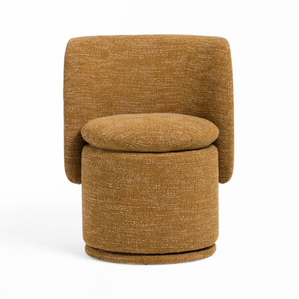 Benjara Yellow and Black Polyester Metal Legs Dining Chair