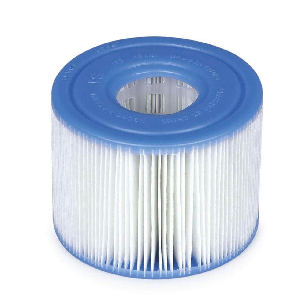 Intex Type S1 Blue and White Pool Filter Cartridges, 6-Pack