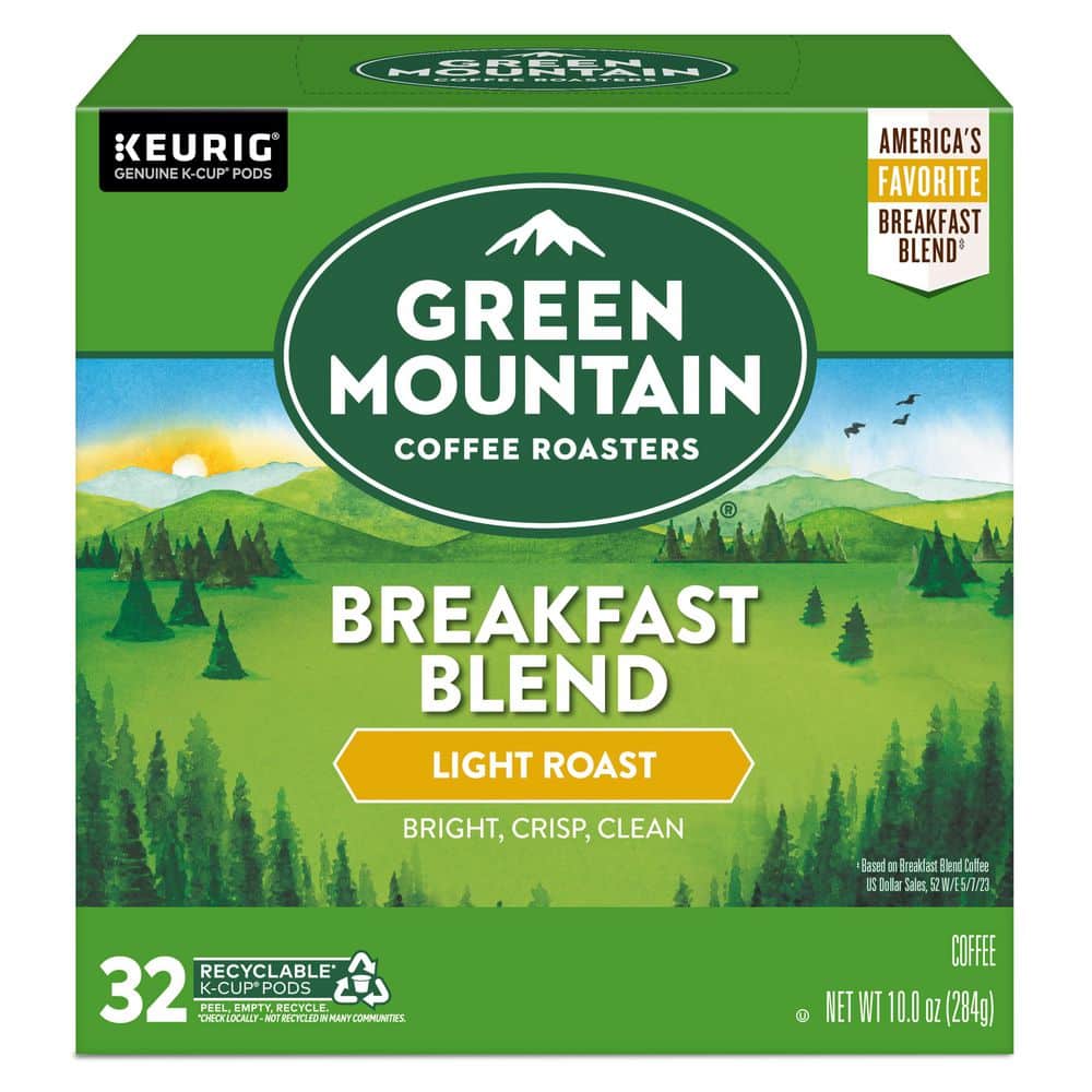 Keurig Green Mountain Breakfast Blend 32ct 5000330829 - The Home Depot