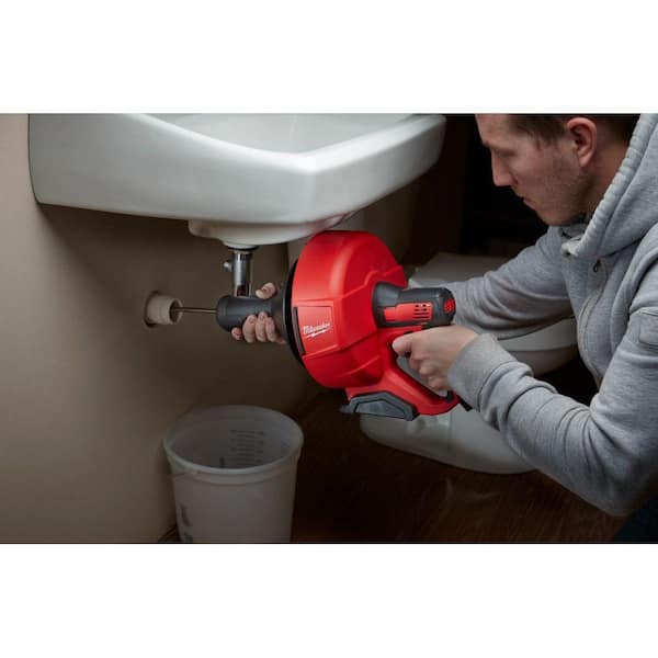 Milwaukee M12 12 Volt Lithium-Ion Cordless Drain Auger Kit - Randolph  Hardware