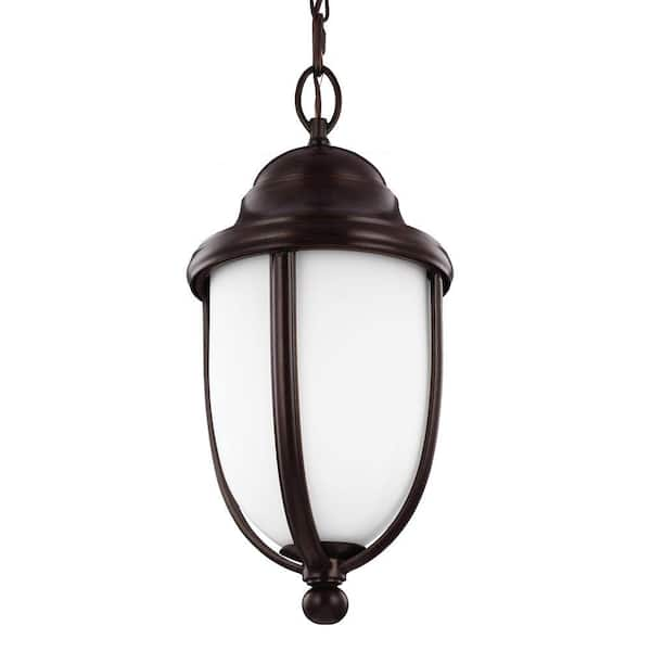 Generation Lighting Vintner Outdoor 1-Light Heritage Bronze Outdoor Pendant