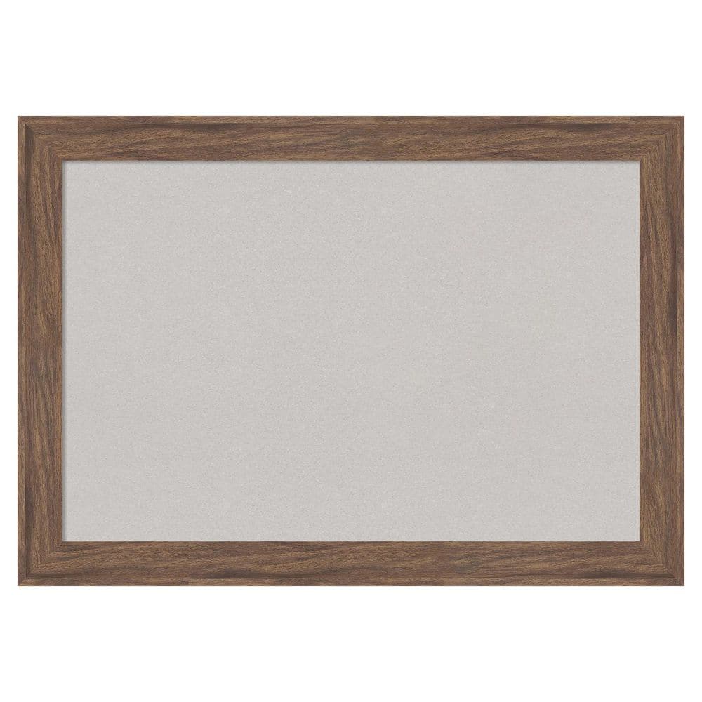 Pia Medium Brown Narrow 27 in. x 19 in., Poly Framed Grey Cork Memo Board price history on PriceWatchPro