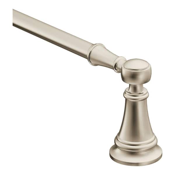 Weymouth 24 in. Wall Mounted Single Towel Bar in Polished Nickel