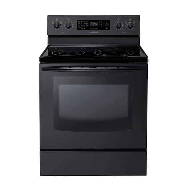Samsung 5.9 cu. ft. Electric Range with Self-Cleaning Convection Oven in Black
