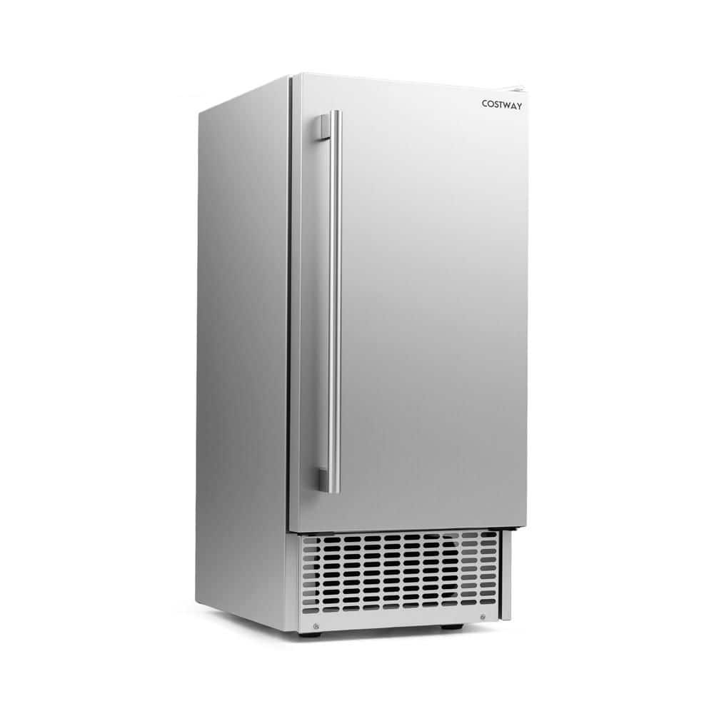 15 in. Width Commercial Under Counter Ice Maker, 25 lbs. Storage Capacity Full Size Cube for Home Bar Cafe Silver price history on PriceWatchPro