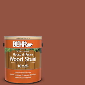 1 gal. #SC-130 California Rustic Solid Color House and Fence Exterior Wood Stain