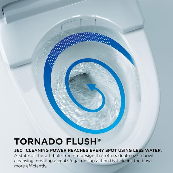 TOTO UltraMax II 12 in. Rough In One-Piece 1.28 GPF Single Flush