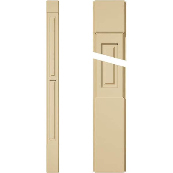 Ekena Millwork 2 in. D x 7 in. W x 96 in. L Primed Polyurethane Pilaster 1- Pack