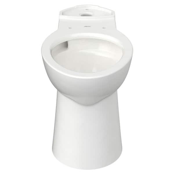 Yorkville Chair Height Elongated Pressure-Assisted Toilet Bowl Only in White