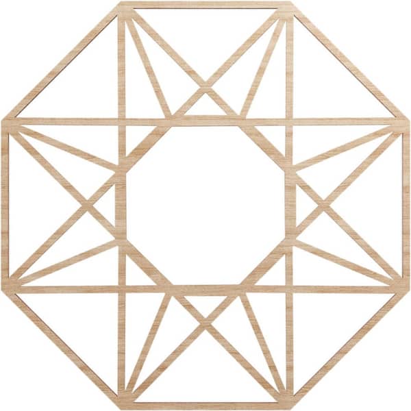 Ekena Millwork 0.25 in. x 8.5 in. x 22 in. Wood Medallion Moulding