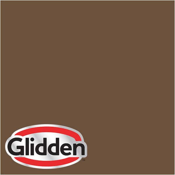 Glidden Premium 1 gal. #HDGO52D Rich Mocha Flat Interior Paint with Primer