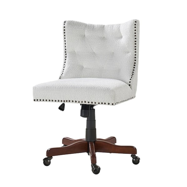 Reviews for JAYDEN CREATION Sadie Ivory Boucle Seat Swivel and ...