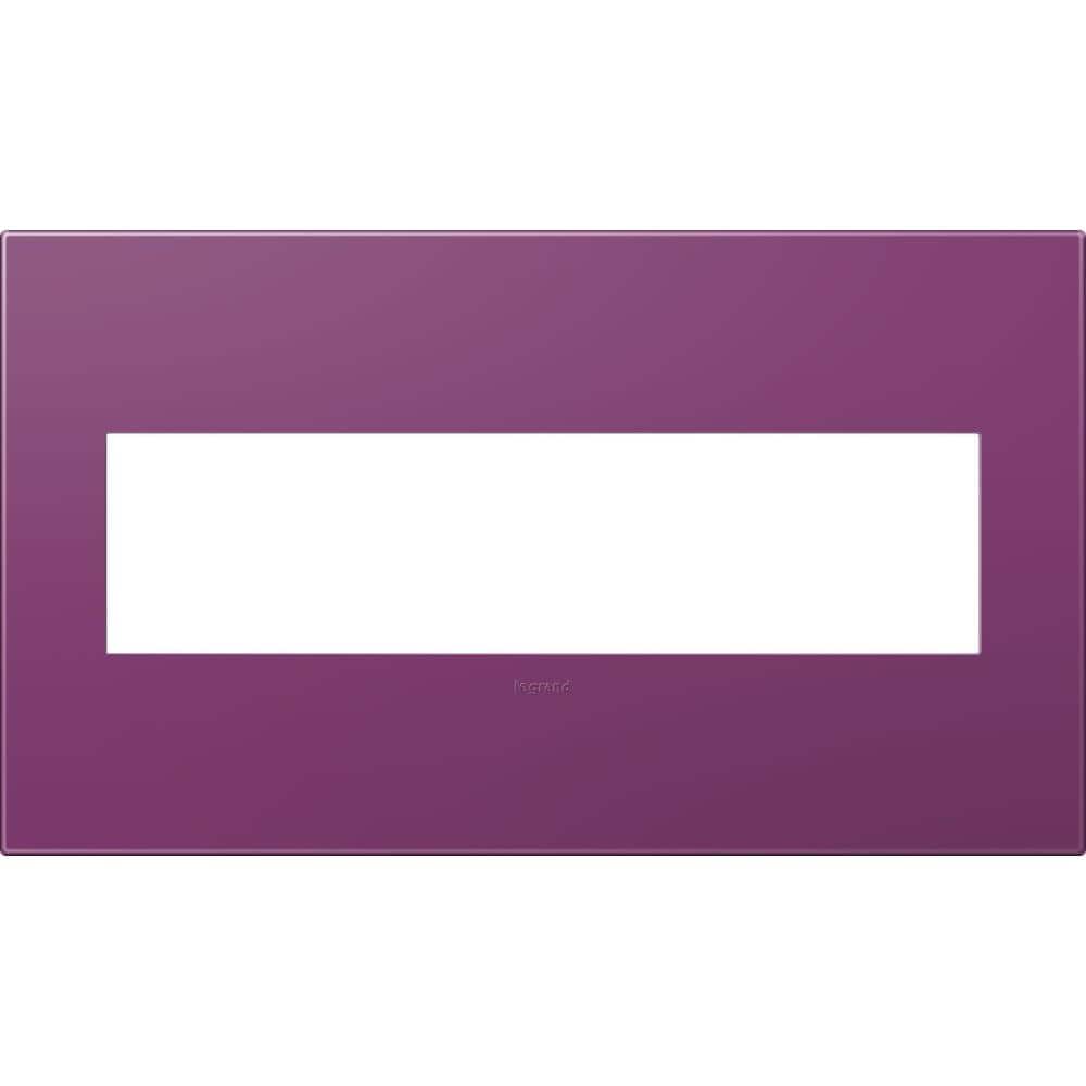 adorne 4 Gang Decorator/Rocker Wall Plate, Plum (1-Pack) price history on PriceWatchPro