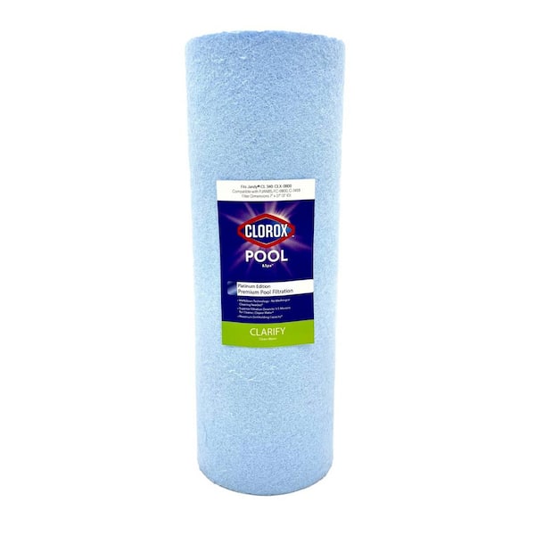 Clorox Platinum Edition 7 in. Dia Premium Pool Filter Cartridge Replacement for Jandy CL 340