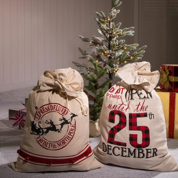Christmas Jute Gift Bags, 24pcs Christmas Burlap Gift Bags, DIY Advent  Calendar Gift Bags, Christmas Bags Drawstring Advent, Christmas Hessian Bag  for Packing Xmas Party Gift Candy Goodie (StyleB) : Amazon.co.uk: Stationery