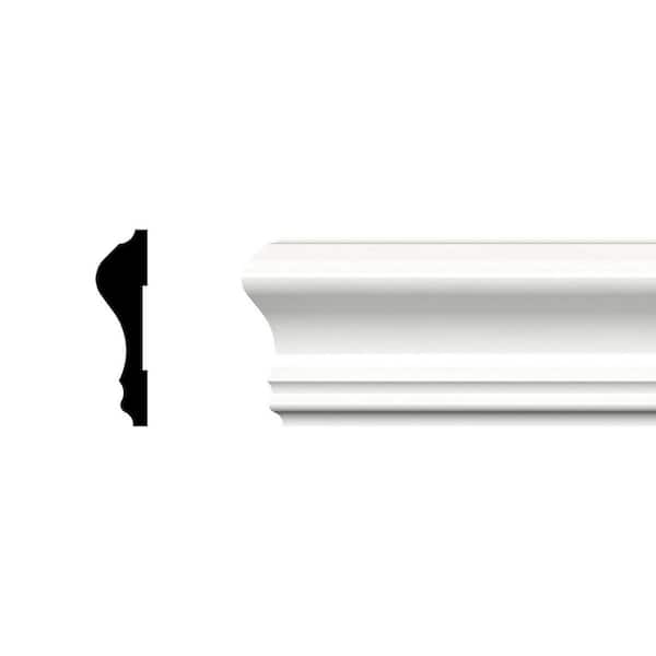 2-5/8 in. x 3/4 in. x 96 in. Chair Rail Moulding, PVC