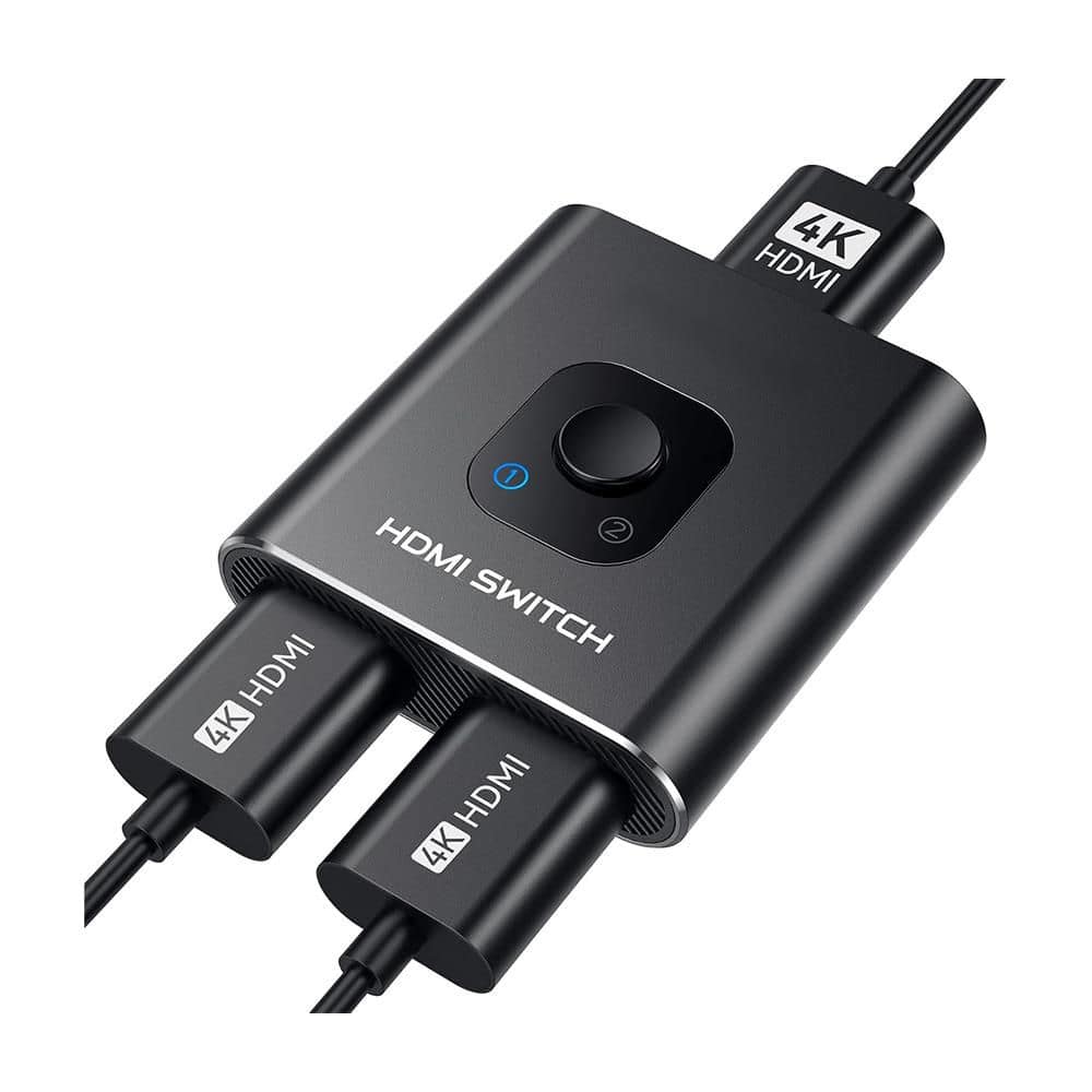 0.16 ft. 4K HDMI Switch Splitter 2 In 1 Out Bi-Directional with 3D Support 