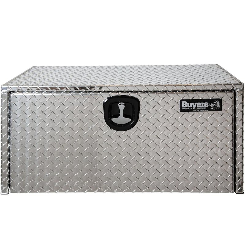 18 in. x 18 in. x 36 in. Diamond Plate Tread Aluminum Underbody Truck Tool Box