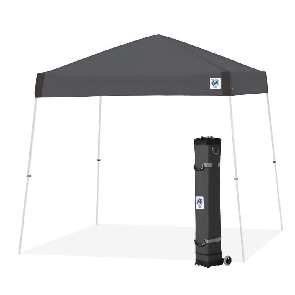 E-Z UP Vista Series 12 ft. x 12 ft. Steel Grey Instant Canopy Pop
