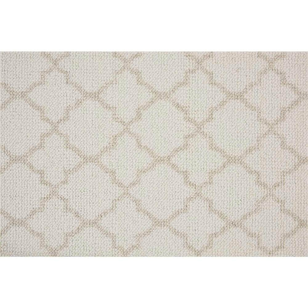 Natural Harmony Verandah - Ivory/Dove - Beige 13.2 ft. 36 oz. Polyester ...