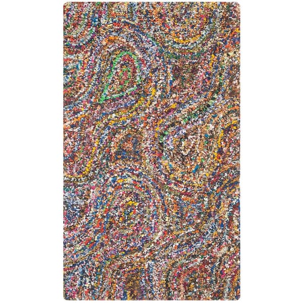 SAFAVIEH Nantucket Multi 2 ft. x 4 ft. Striped Abstract Area Rug