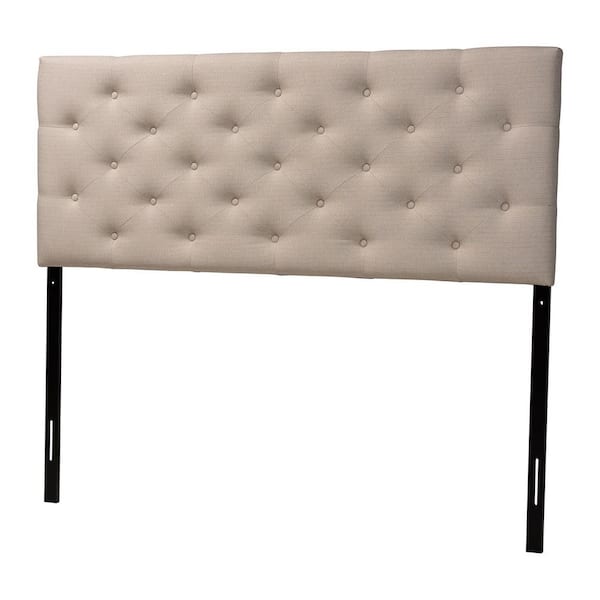 Baxton Studio Viviana Beige Queen Headboard