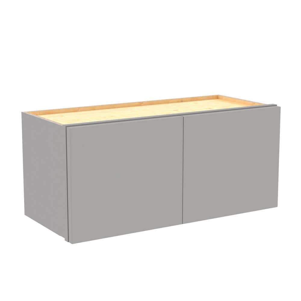 Hargrove 27 in. W x 12 in. D x 12 in. H Assembled Plywood Wall Bridge Kitch