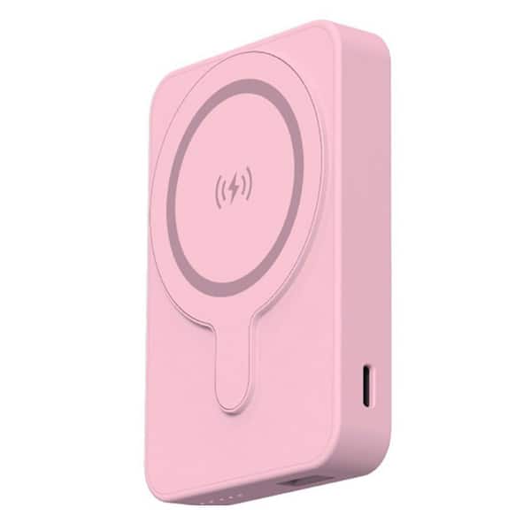 Power Bank-5000mah Magsafe-Credit Card Holder, Pink
