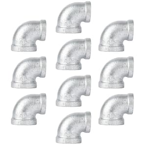 3/4 in. x 1/2 Galvanized Irion 90-Degree Reducing Elbow Fitting (10-Pack)