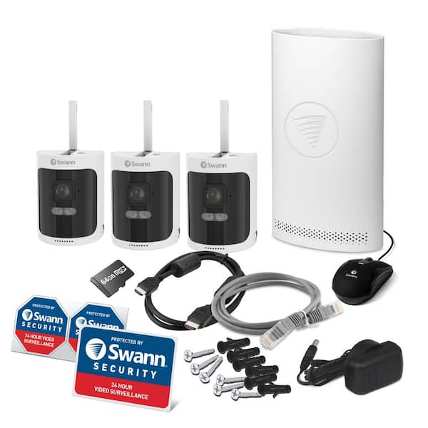 Swann AllSecure600 8-Channel 2K Wire-Free HD Wireless 64GB Micro