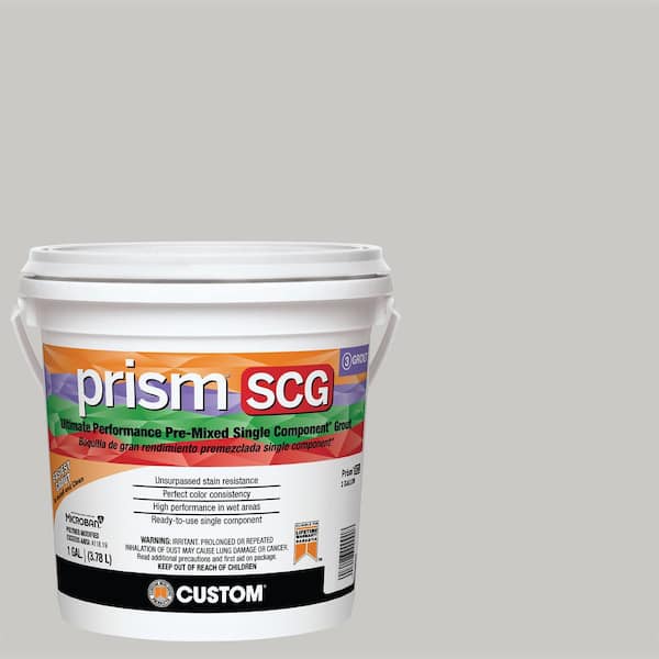 Custom Building Products Prism SCG #544 Rolling Fog 1 gal. Ultimate Performance Pre-Mixed Single Component Grout