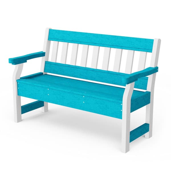 Wildridge Heritage Aruba Blue and White HDPE Plastic Outdoor