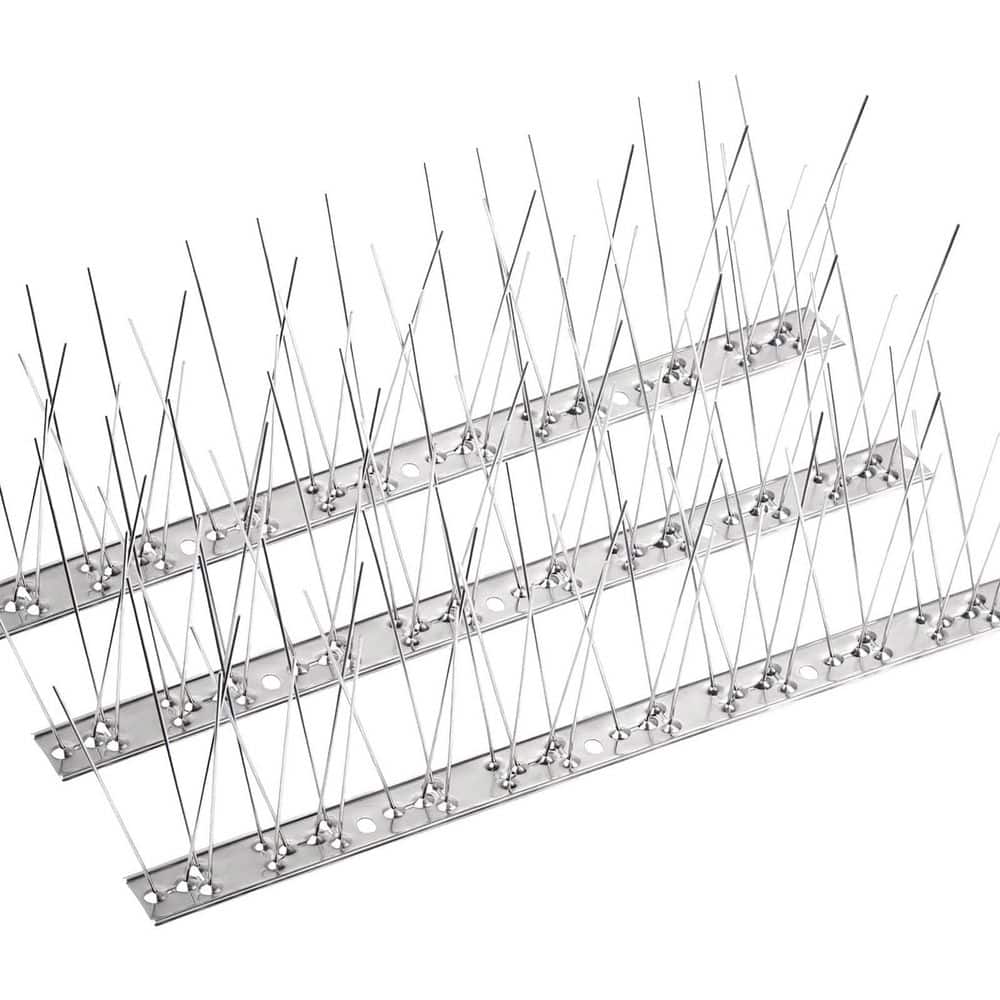 Stainless Steel Bird Repellent Spikes Anti-Nesting Deterrent for Windows Roofs Gutters Balconies, Smooth Polishing price history on PriceWatchPro