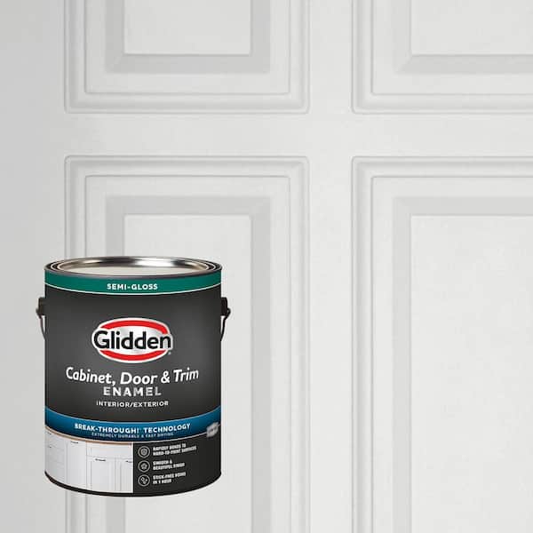 1 Gal. PPG1001-2 Aria Semi-Gloss Door, Trim and Cabinet Paint