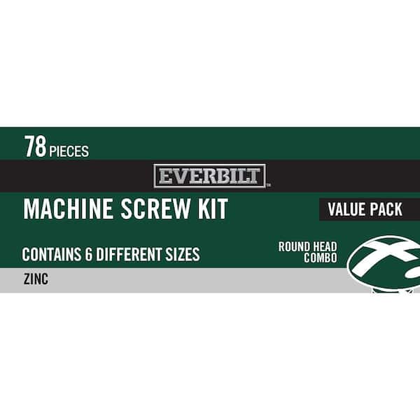 Everbilt 78-Piece Zinc-Plated Machine Screw Kit