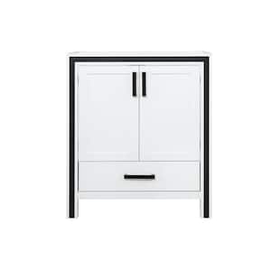 Ziva 30 in W x 22 in D White Bath Vanity without Top