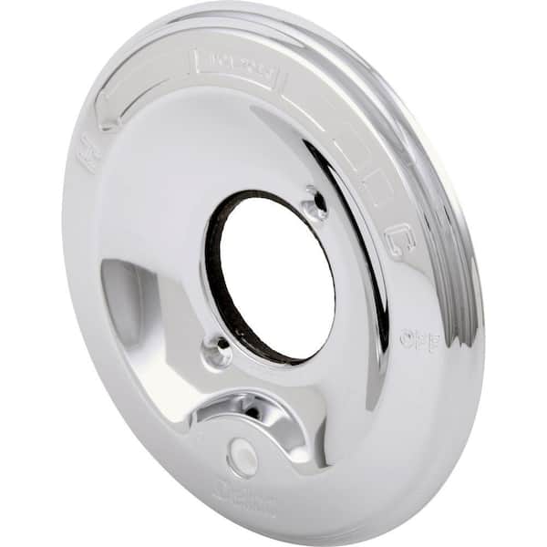 Delta 7 in. Dia 1Handle Tub and Shower Faucet Escutcheon in Chrome