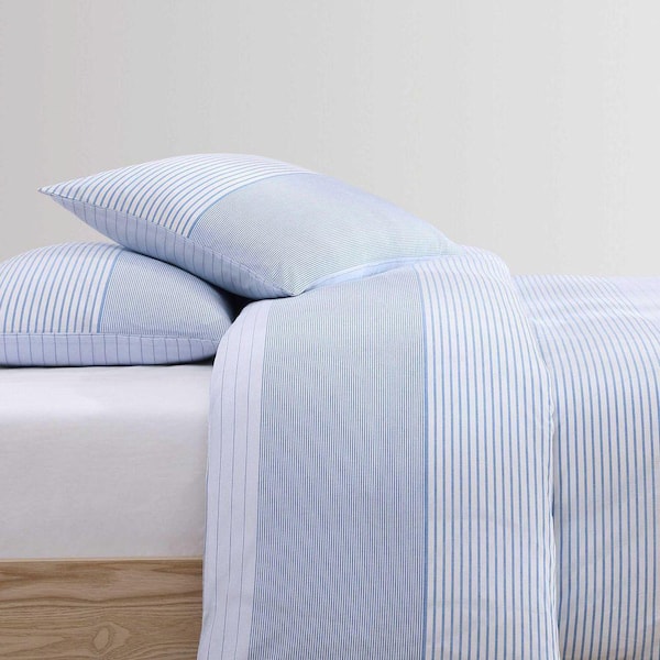 Tommy Hilfiger Modern Stripe 2-Piece White/Pale Blue/Dark Blue