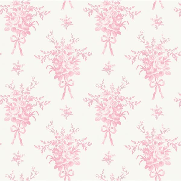Rosie Arrangements Kiss Pink Bouquet Toss Wallpaper