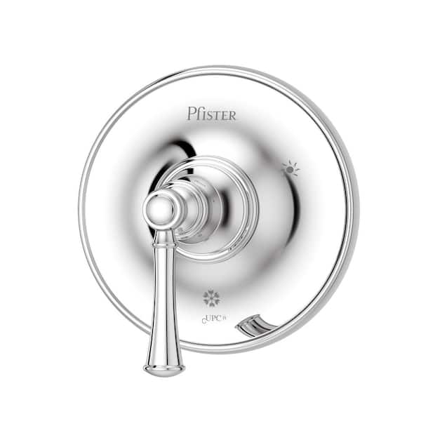 Tisbury 1-Handle Valve Only Trim Kit in Polished Chrome (Valve Not Included)