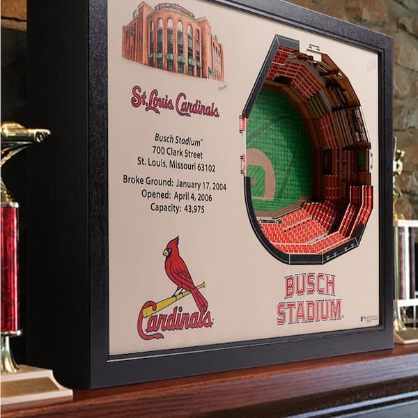 Overview of St.Louis Cardinals Baseball Field Wall Mural
